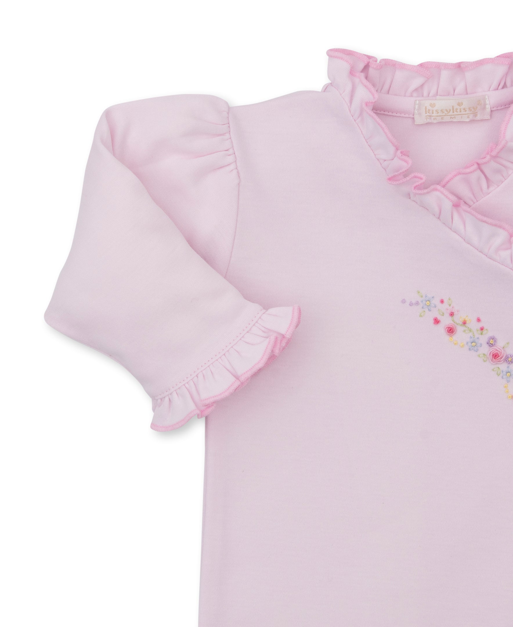 Kissy Kissy Kids New Born Girl's Pink Sleepsuit Set
