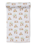 Kissy Kissy Kids New Born Unisex Brown Blanket