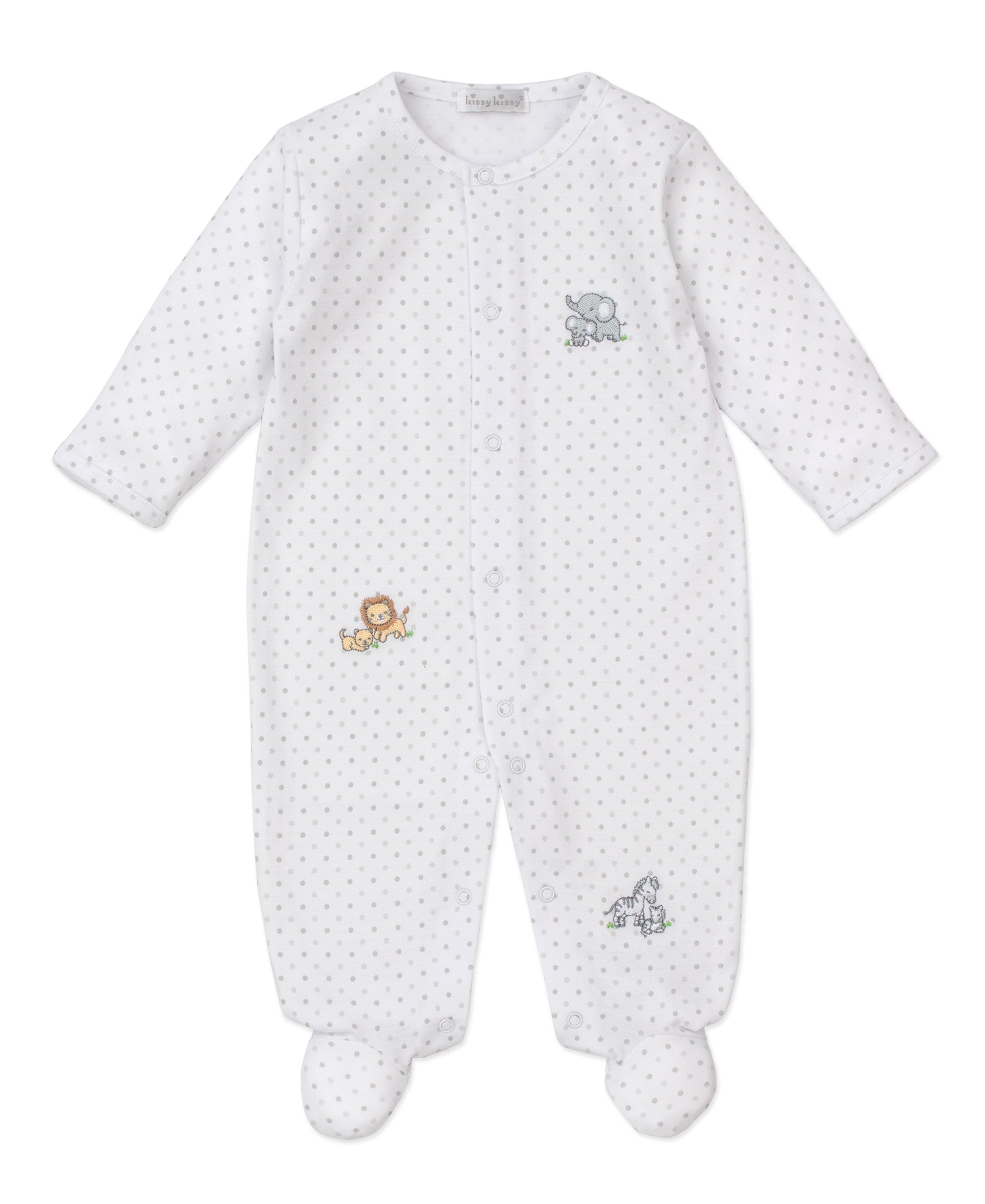 Kissy Kissy Kids New Born Silver Sleepsuit Set