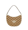 MCM Women's Himmel Ascending Moon Hobo in Lauretos Raffia Jacquard