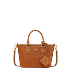 MCM Women's Aren Shopper in Recycled Nylon and Monogram Print Leather
