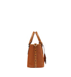 MCM Women's Aren Shopper in Recycled Nylon and Monogram Print Leather