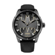 Police x Batman "The Bat" Limited Edition Gents Antique Gunmetal  Black Leather Strap Watch