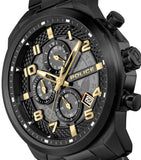Police Soul Gents Black Stainless Steel Watch