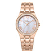 Police Moonlight Ladies Rose Gold-Plated Watch with White Mother-of-Pearl Dial