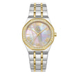 Police Moonlight Ladies Two-Tone Watch with Champagne Mother-of-Pearl Dial & Crystal Bezel