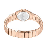 Police Cosmos Ladies Rose Gold Analog Watch with Mother-of-Pearl Dial & Crystal Accents