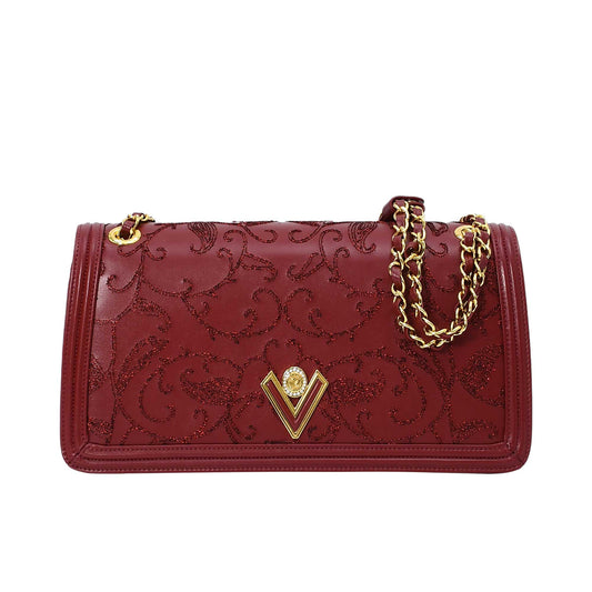 Orlandi Valentino Women's Selly Leather Shoulder Bag