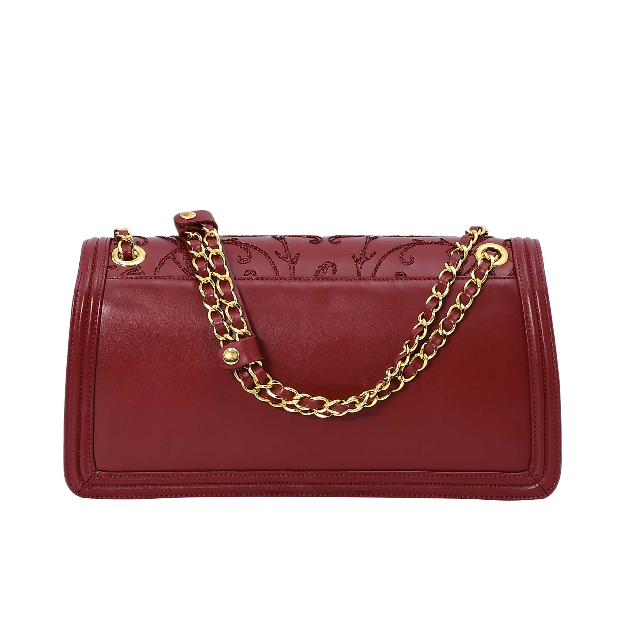 Orlandi Valentino Women's Selly Leather Shoulder Bag
