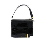 Orlandi Valentino Women's Desy Leather Black Hand Bag