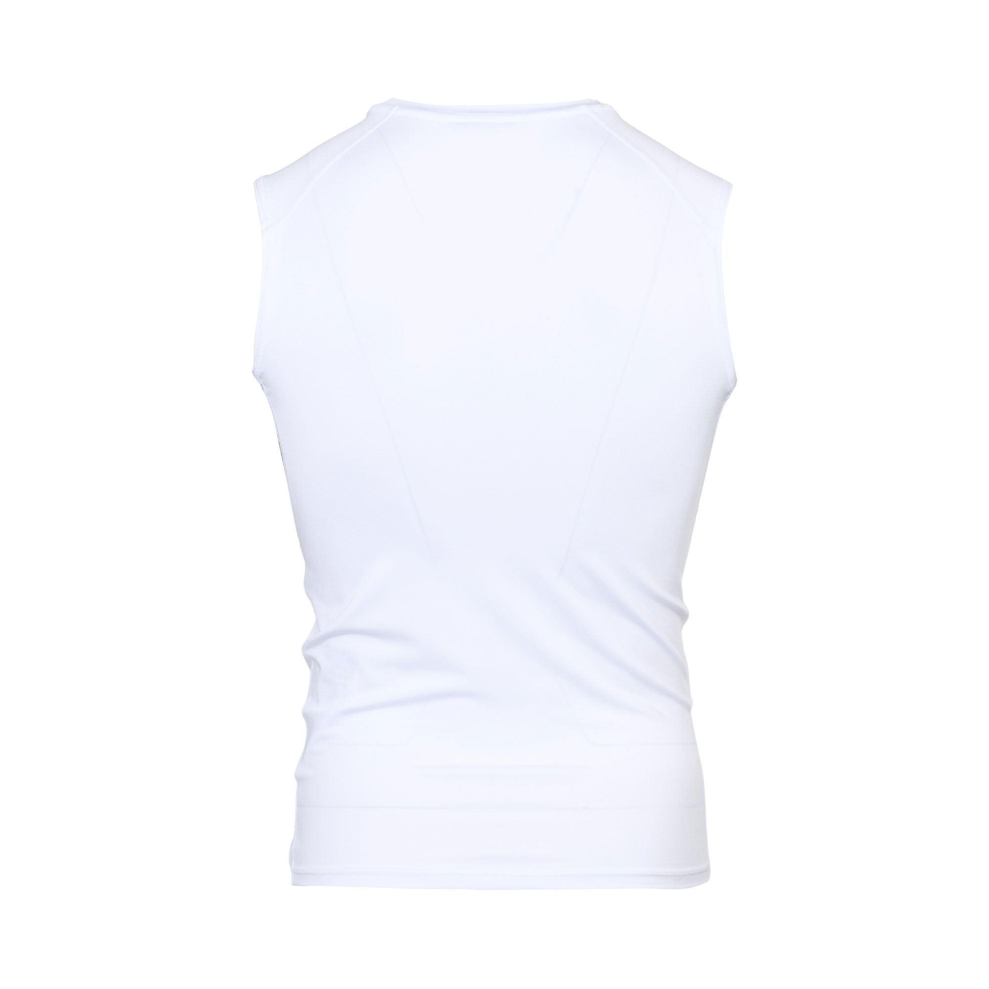 Philipp Plein Gents White Sport Sleeveless Training Top