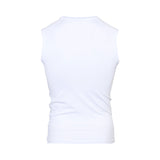 Philipp Plein Gents White Sport Sleeveless Training Top