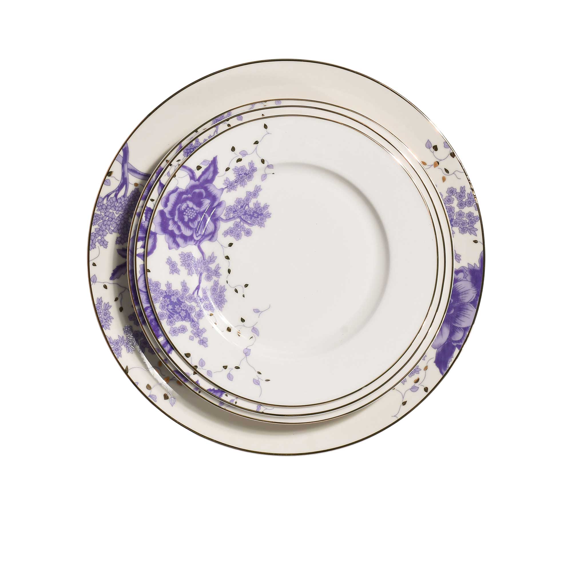 Richfine Dinner Set Round Shape New Bone 98 pcs