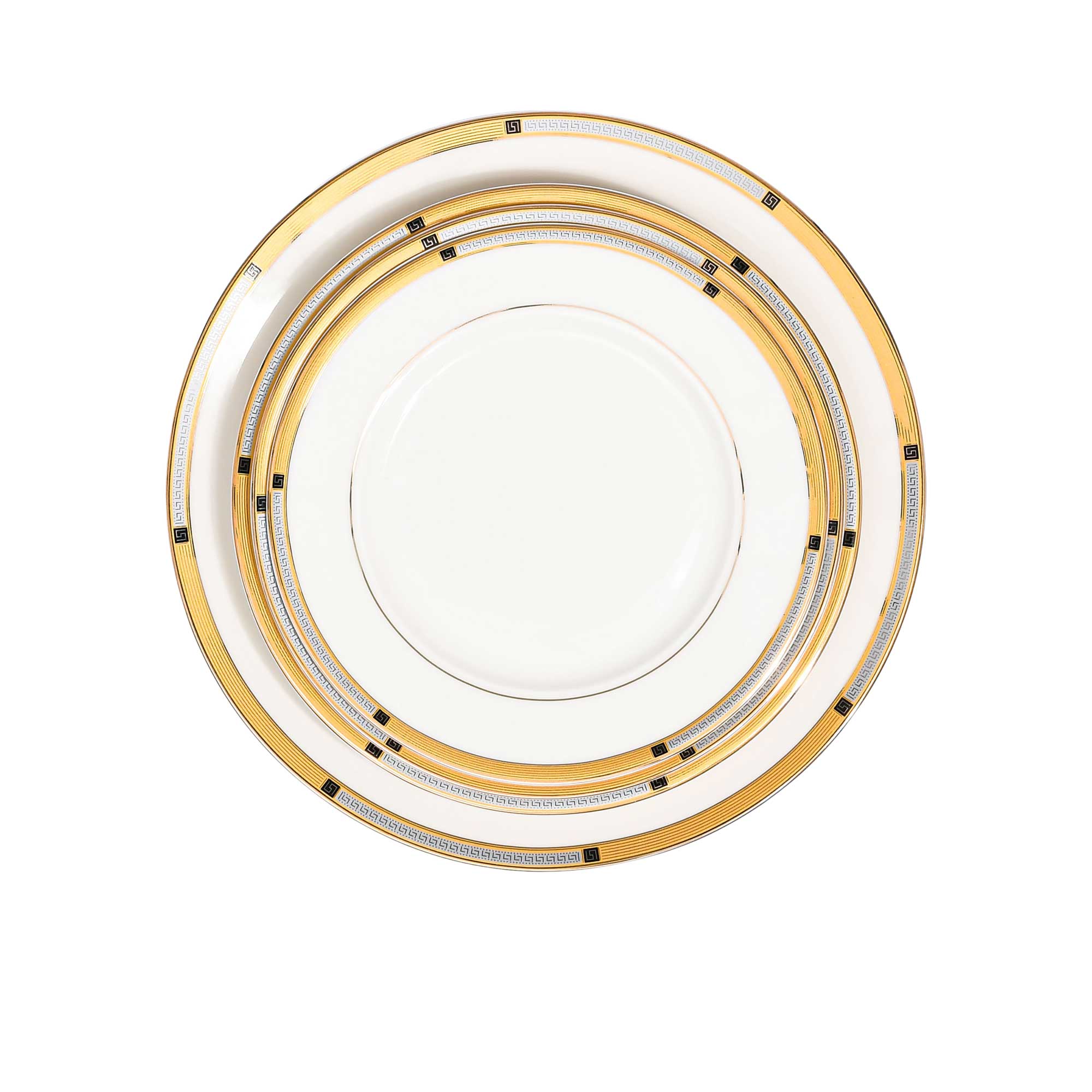 Richfine Dinner Set Round Shape New Bone 98 pcs