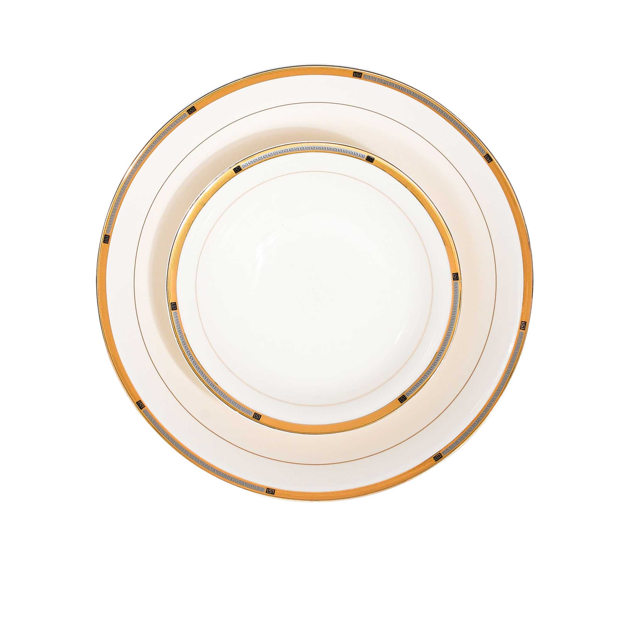 Richfine Dinner Set Round Shape New Bone 98 pcs