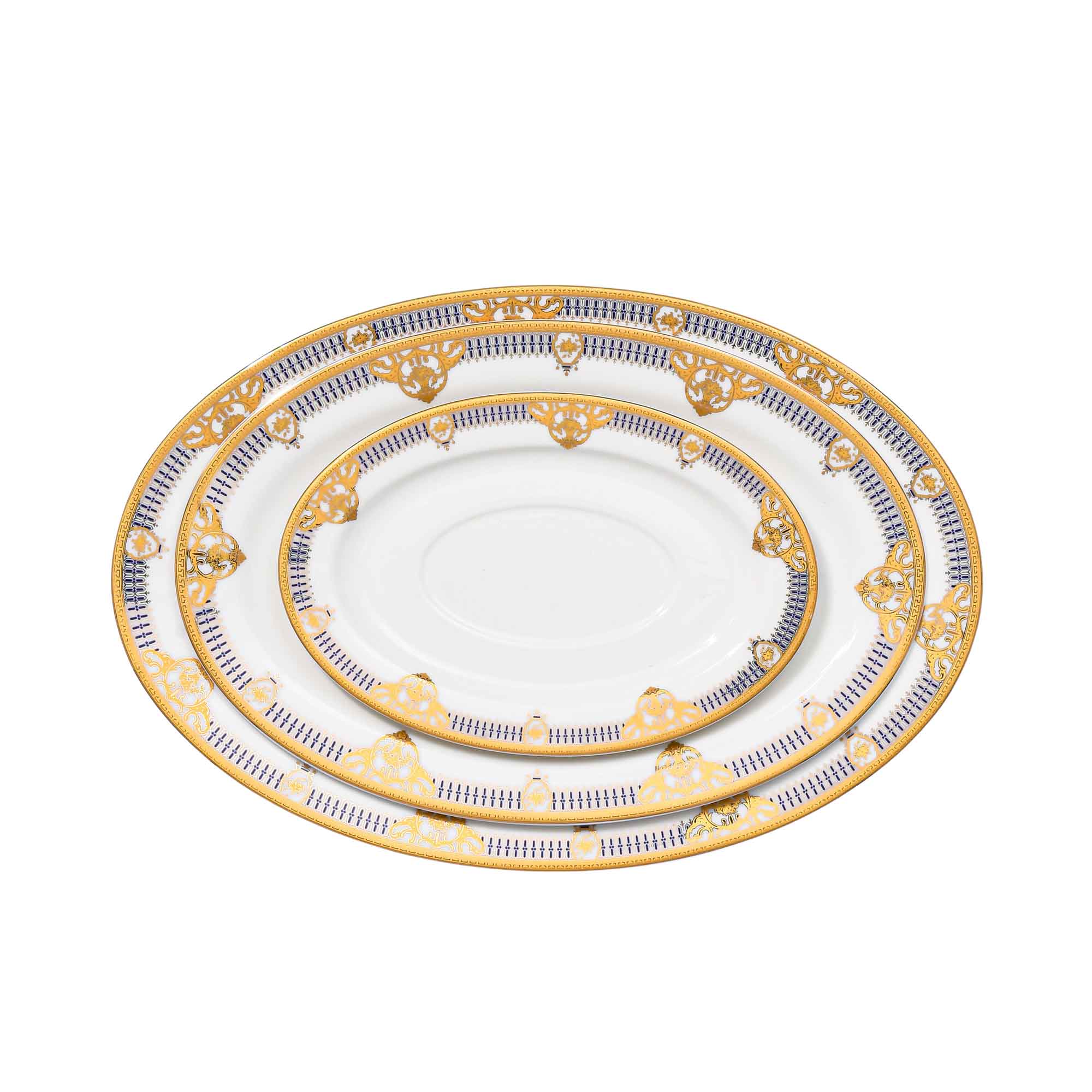 Richfine Dinner Set Round Shape New Bone 98 pcs