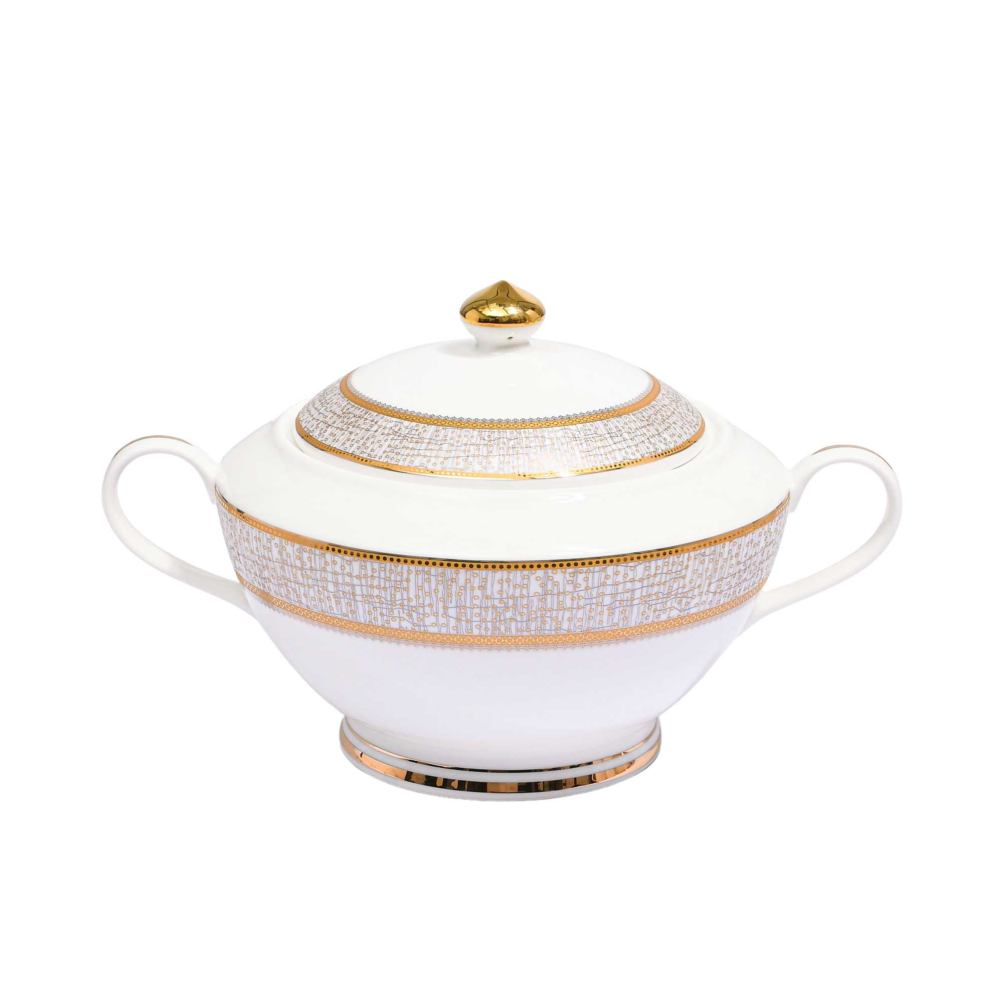 Richfine Dinner Set Round Shape New Bone 98 pcs