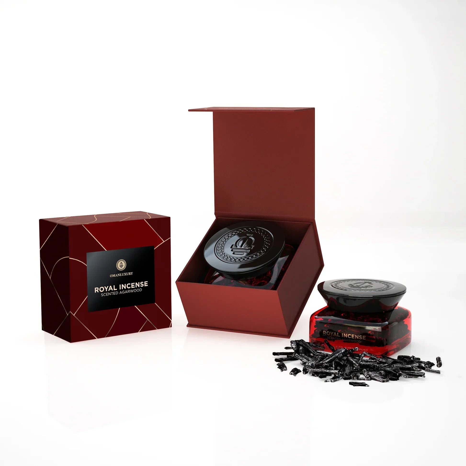 Oman Luxury Royal  Incense Scented Agarwood 48gm