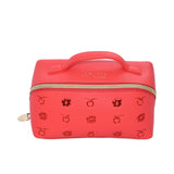 Mosafer Women's Dahlia Coral Pink Cosmetic Bag