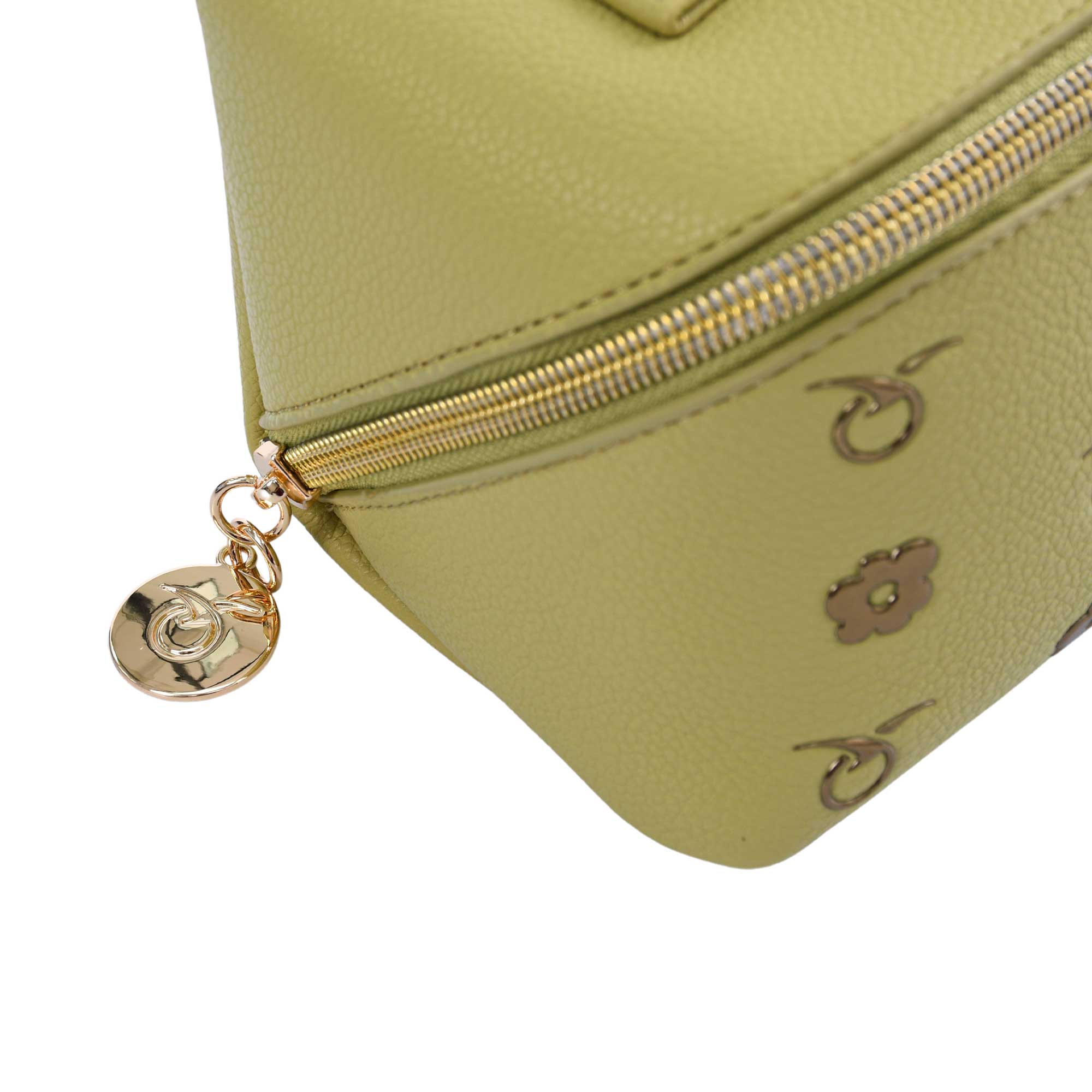 Mosafer Women's Dahlia Light Green Cosmetic Bag