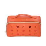 Mosafer Women's Dahlia Orange Cosmetic Bag