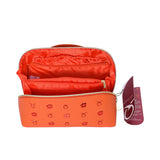 Mosafer Women's Dahlia Orange Cosmetic Bag