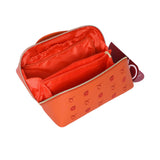 Mosafer Women's Dahlia Orange Cosmetic Bag