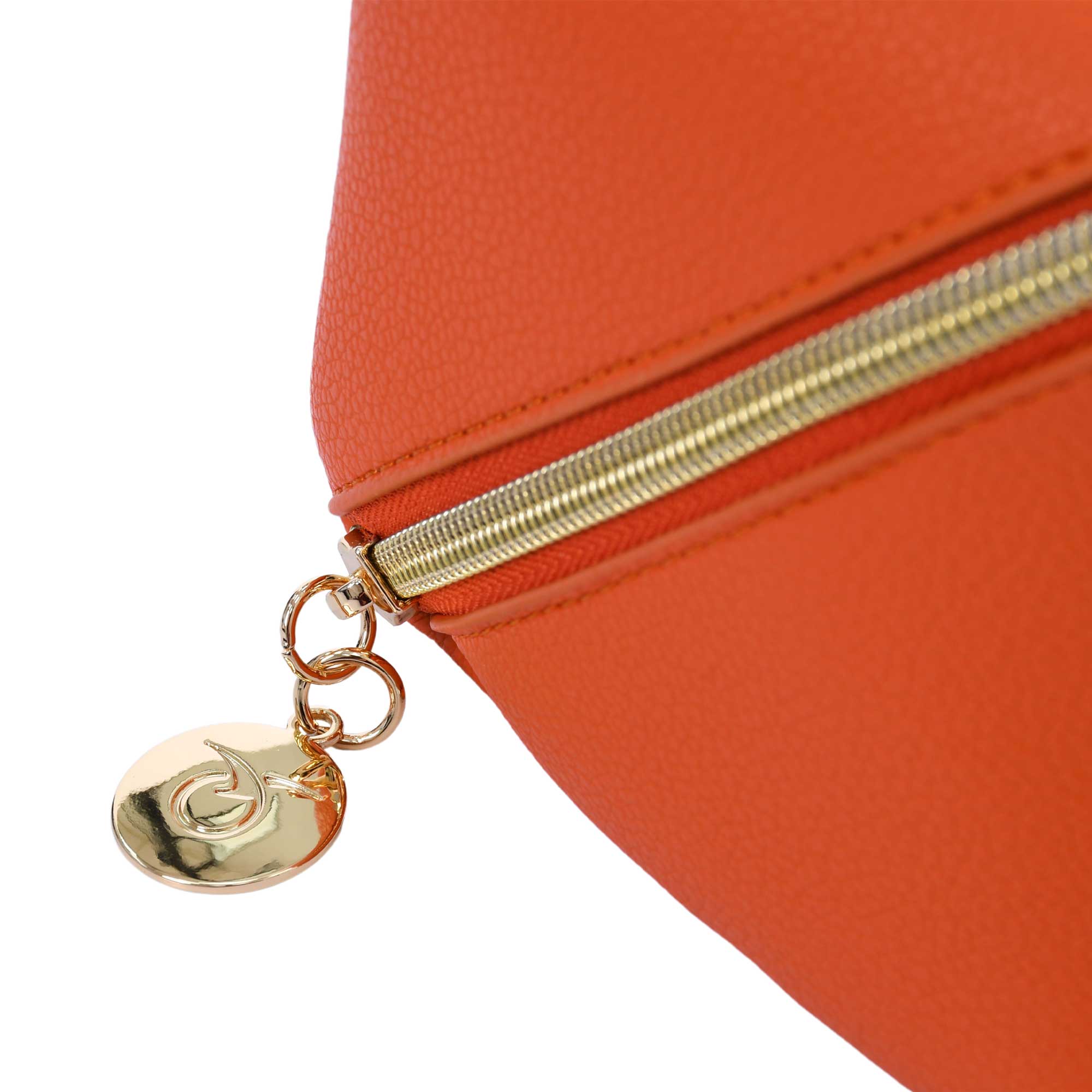 Mosafer Women's Dahlia Orange Cosmetic Bag