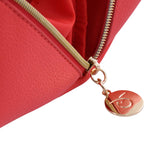 Mosafer Women's Dahlia Coral Pink Cosmetic Bag