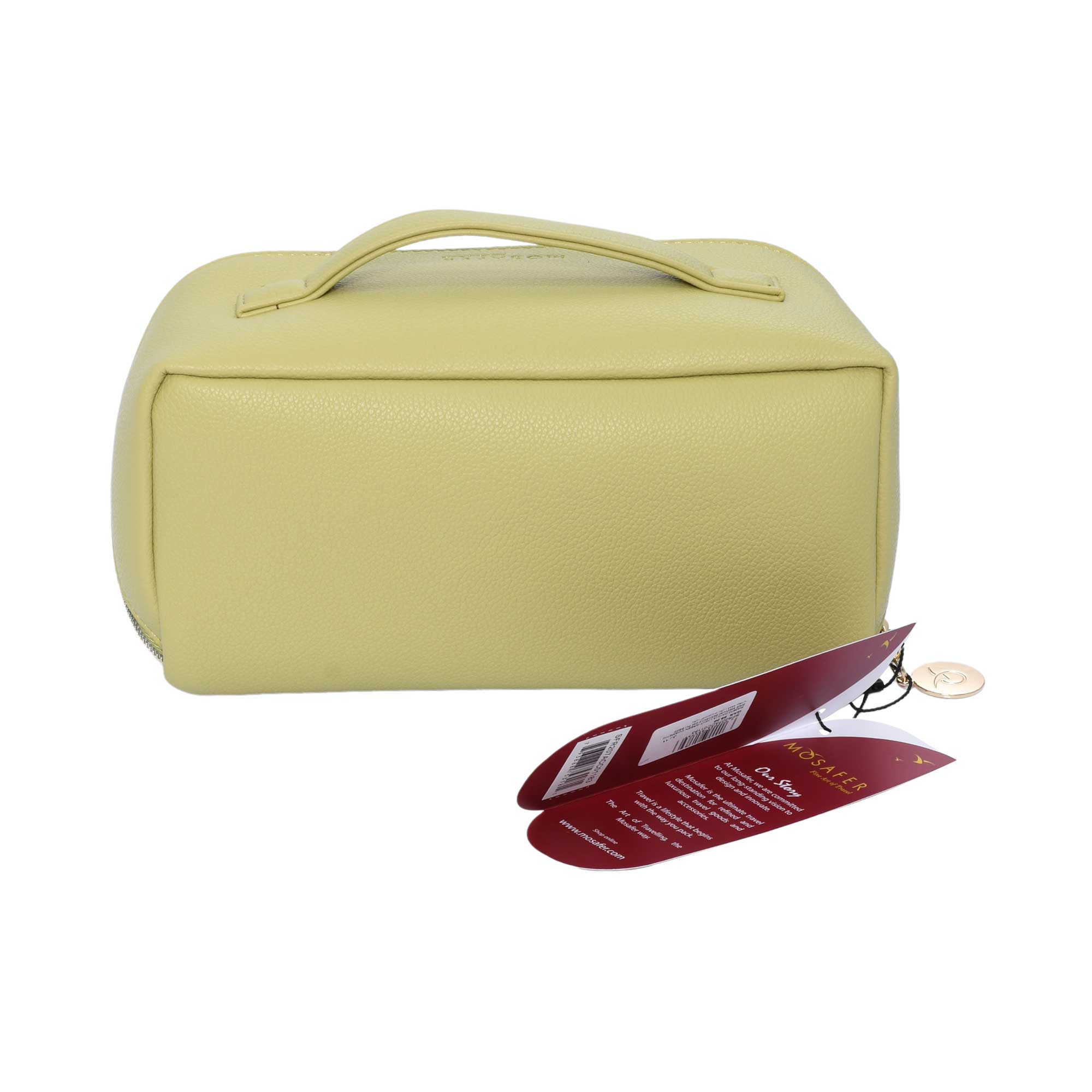 Mosafer Women's Dahlia Light Green Cosmetic Bag