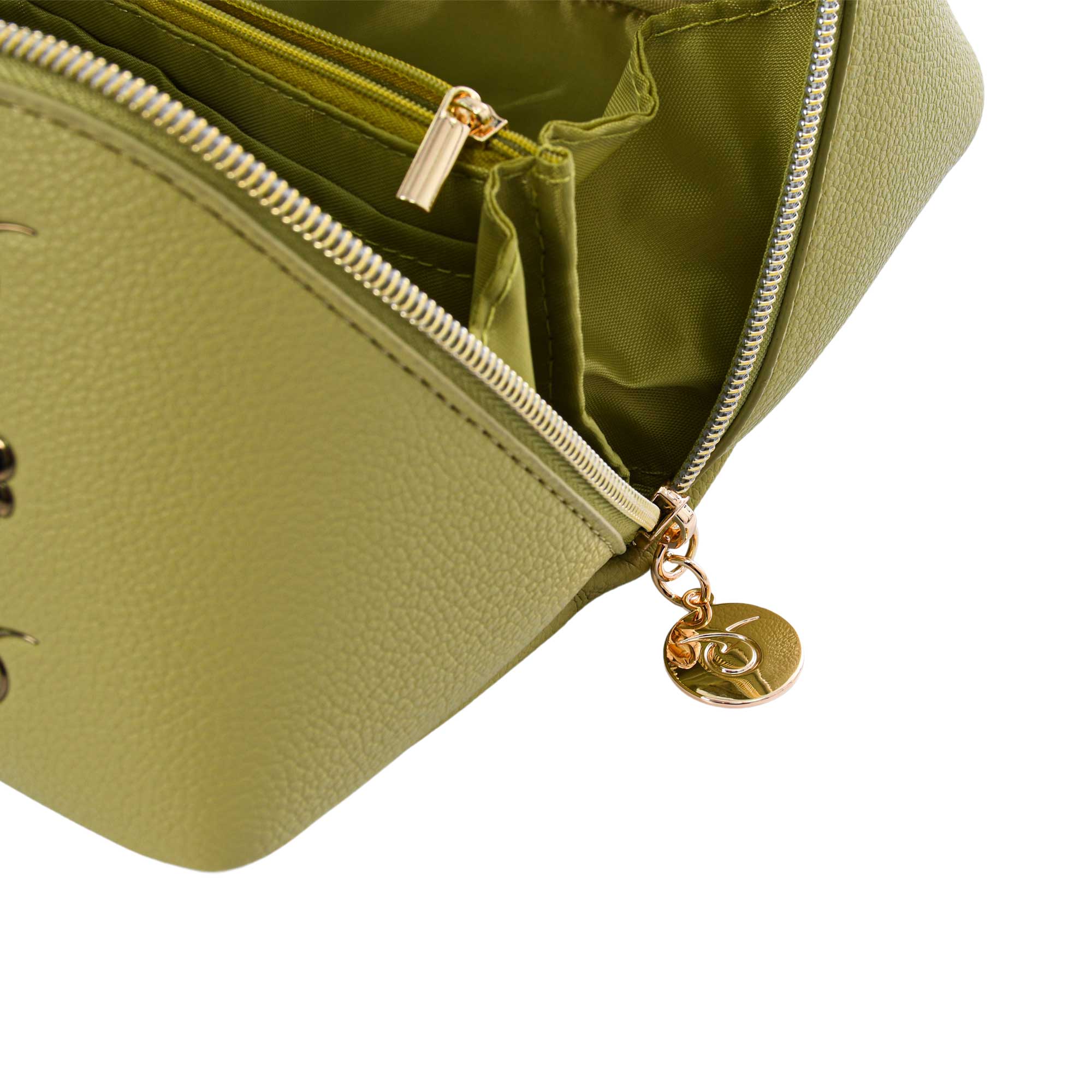 Mosafer Women's Dahlia Light Green Cosmetic Bag