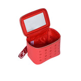 Mosafer Women's Dahlia Coral Pink Cosmetic Bag
