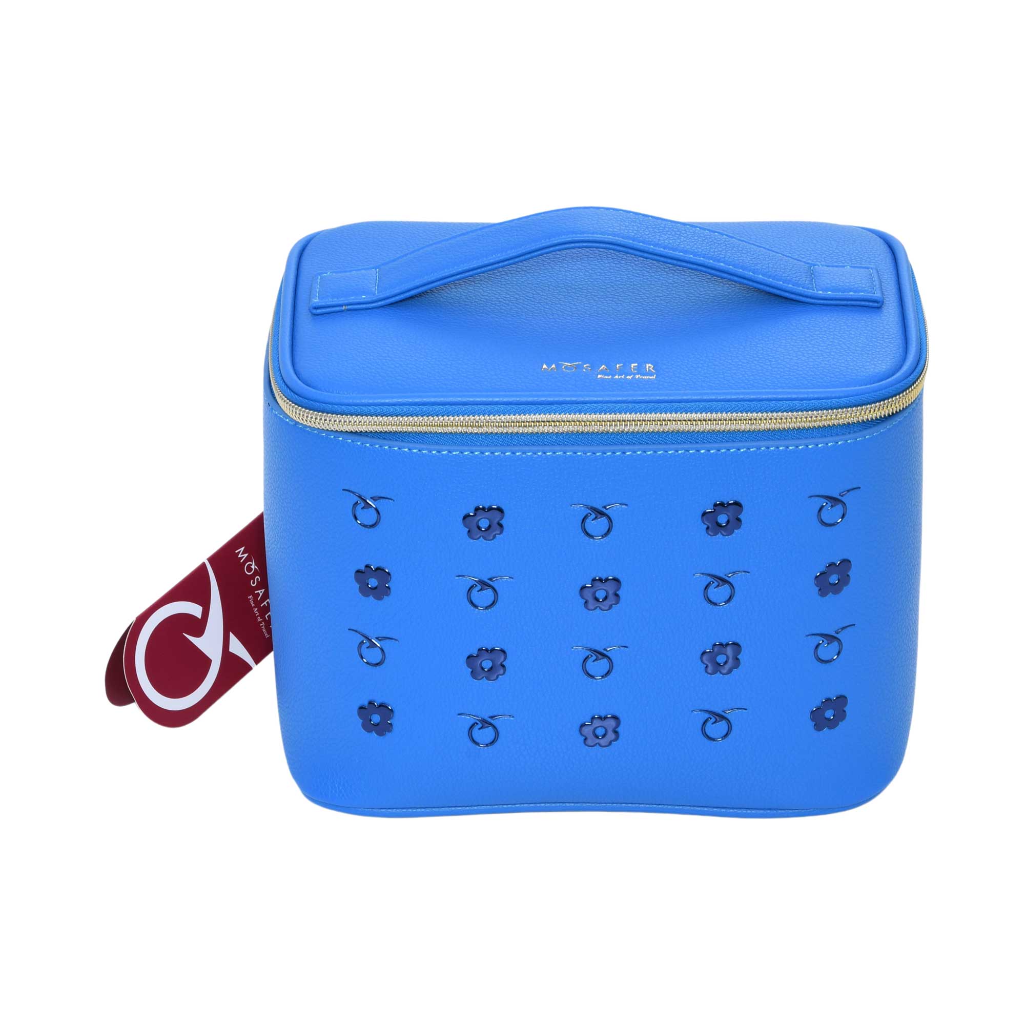 Mosafer Women's Dahlia Electric Blue Cosmetic Bag