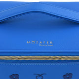 Mosafer Women's Dahlia Electric Blue Cosmetic Bag