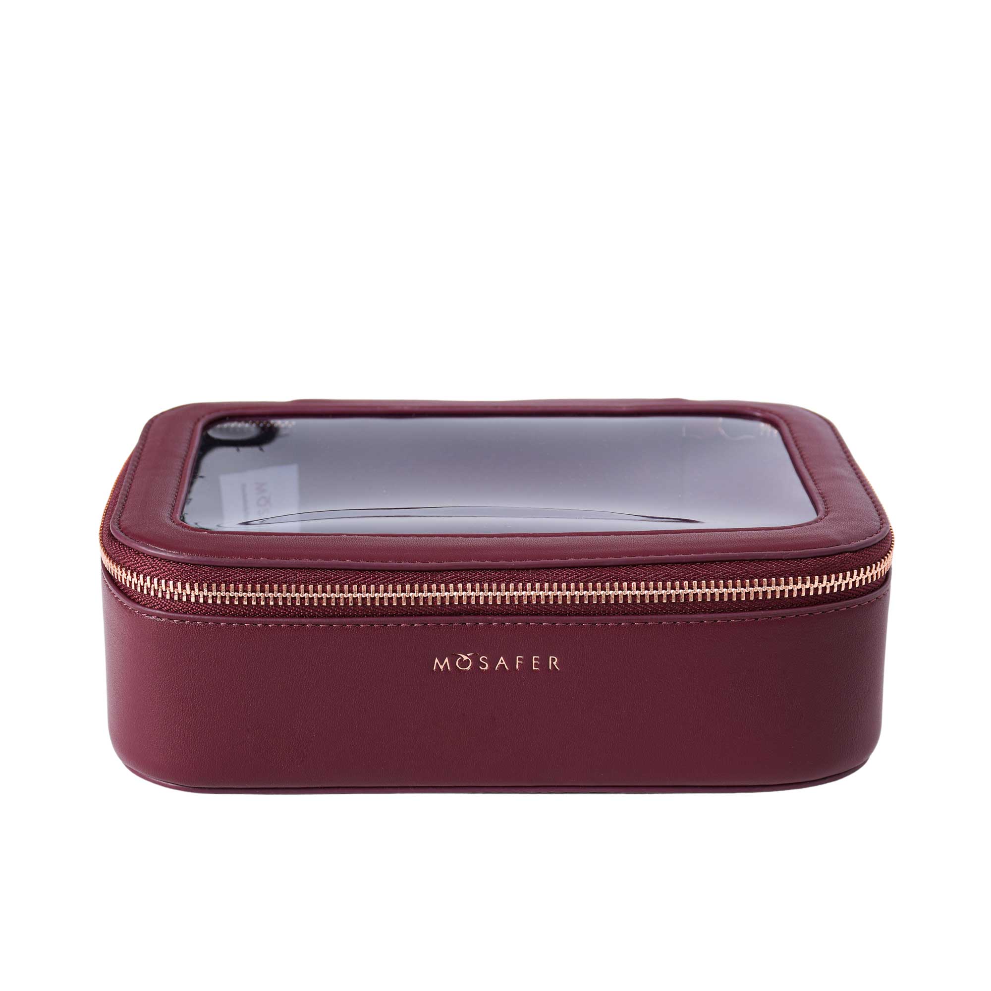 MOSAFER EMMA BEAUTY BOX BURGUNDY