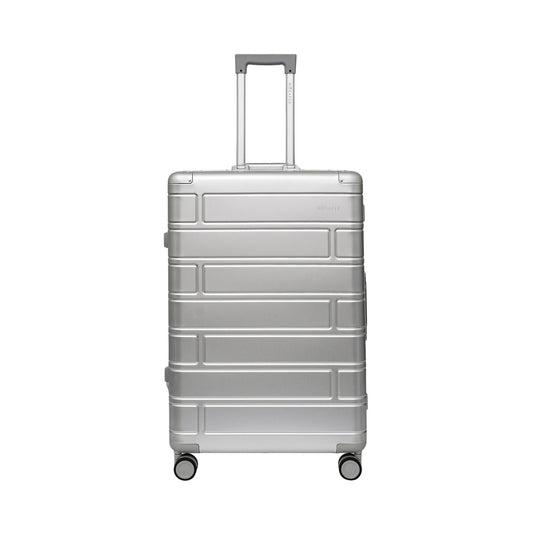 Mosafer Silver Aluminum Large Luggage