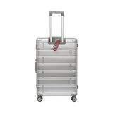 Mosafer Silver Aluminum Large Luggage