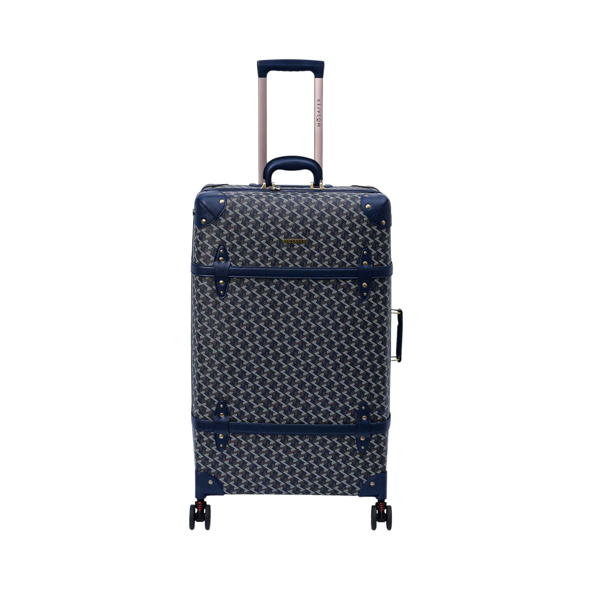 Mosafer Vintage Blue Large Luggage