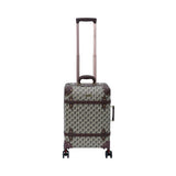 Mosafer Vintage  Brown Checked Luggage