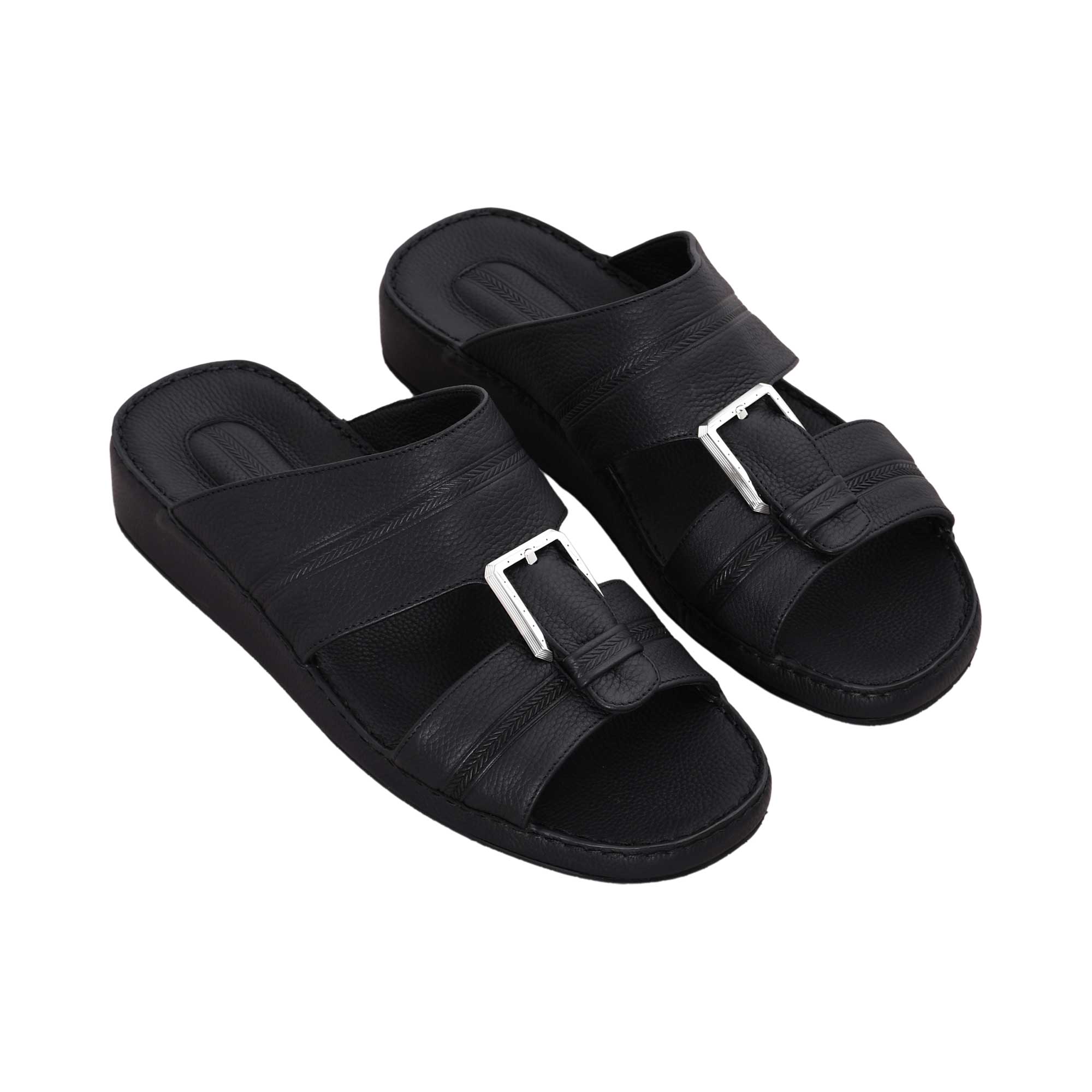 Stefano Ricci Men's Leather Arabic Sandals