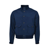 Tombolini Gents Navy Blue Blouson Jacket with Patch Pockets