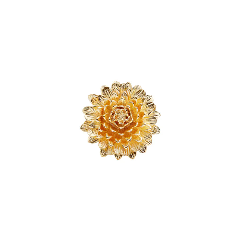 Les Nereides Golden Dandelion Cocktail Ring