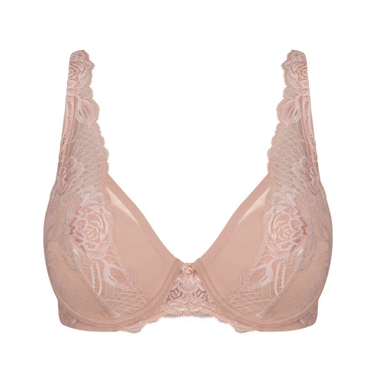 Triumph Wild Peony Florale Plunge Bra