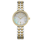 Police Ophidia Ladies Champagne MOP Dial Gold and Silver Stainless Steel Watch
