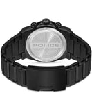 Police Salkantay Gents Black Dial Black Stainless steel Watch