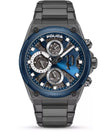 Police Salkantay Gents Blue Chronograph Stainless Steel Strap Watch